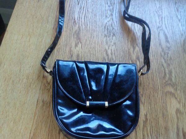 Ladies Black Patent Handbag for Sale