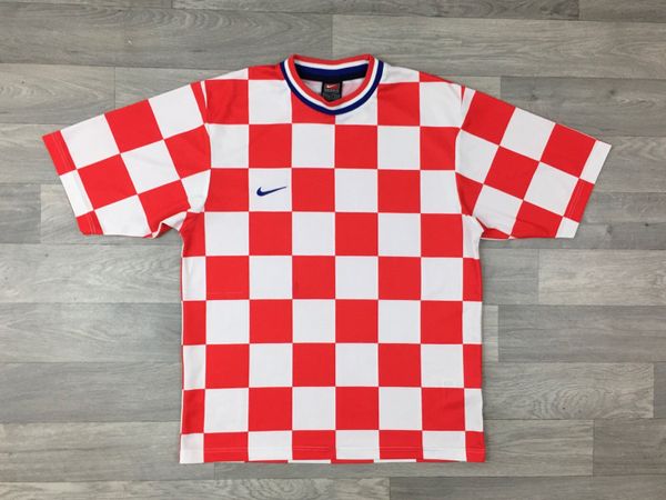 Vintage 2001 Nike Croatia Template Jersey Shirt M