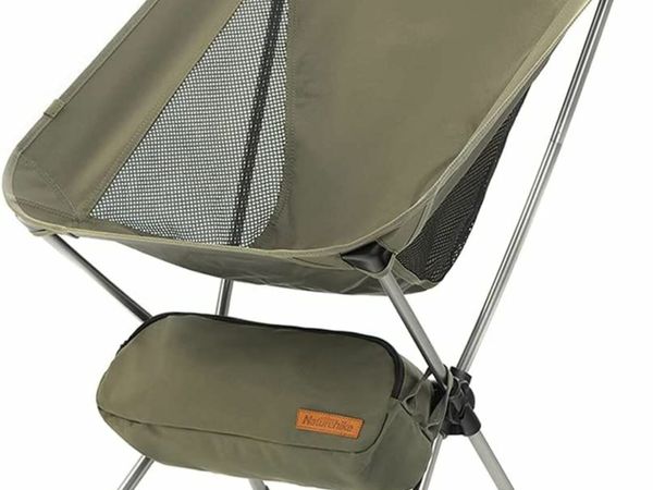 Lightweight Folding Chair Ultra Fishing Chair Camping Accessories for Outdoor (Green S)