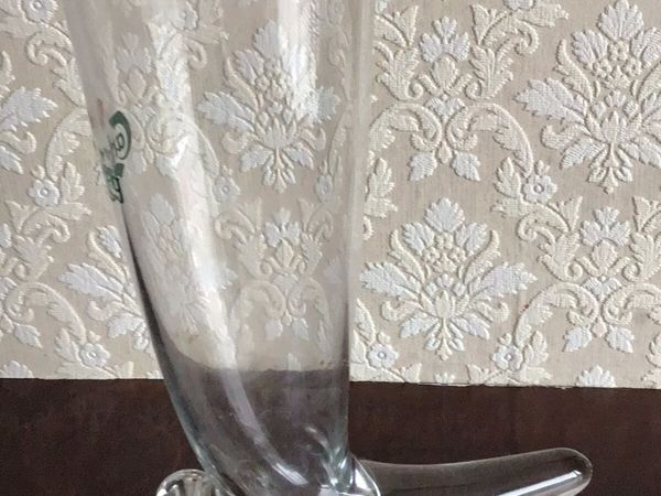 Vintage Carlsberg Drinking Glass Horn