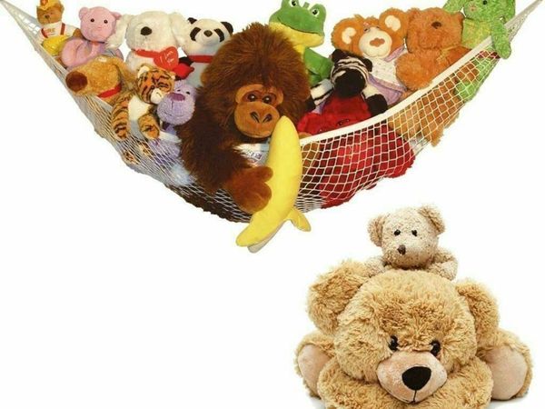 MiniOwls Toy Storage Hammock - Organizational Stuffed Animal Net