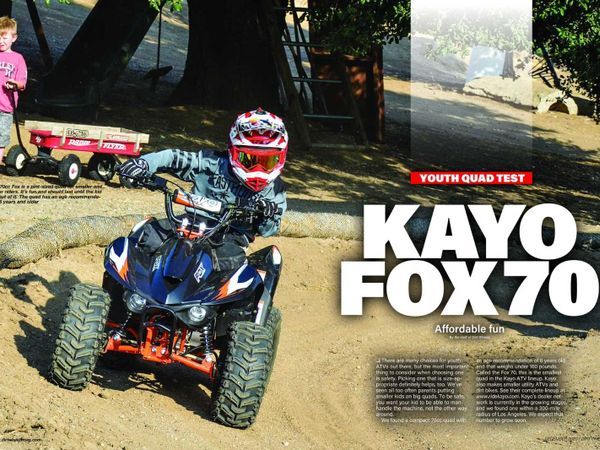 KAYO Fox 70 quad DELIVERY CHOICE WARRANTY XMAS