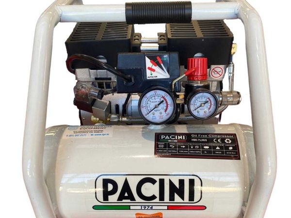 PACINI 8L Silent Oil Free Air Compressor