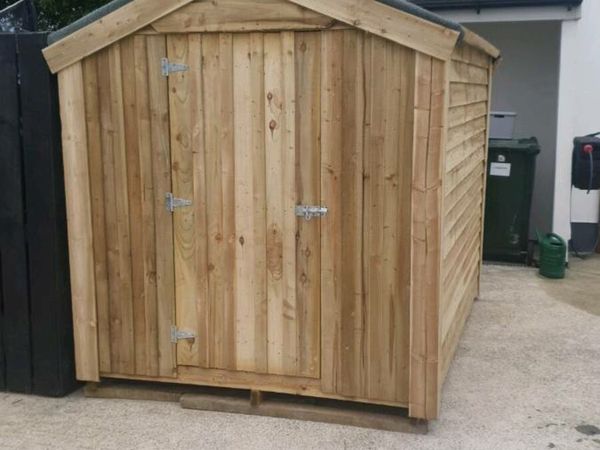 8x6 garden shed new