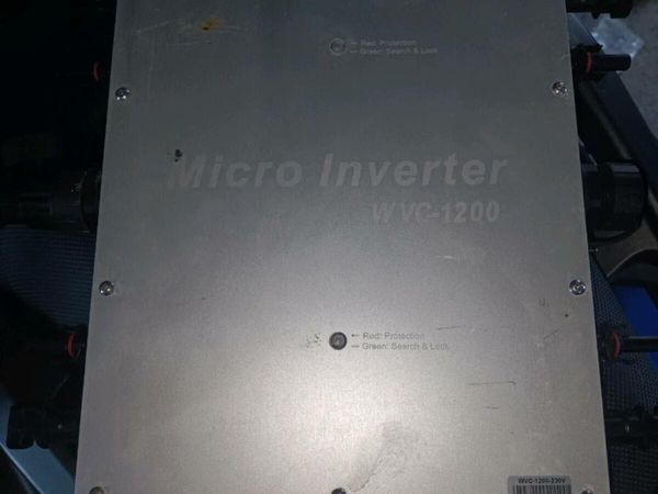 2 x WVC 1200w micro grid tie inverters