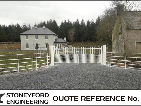 Traditional riveted entrance gates
