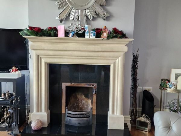 Solid Marble Fireplace