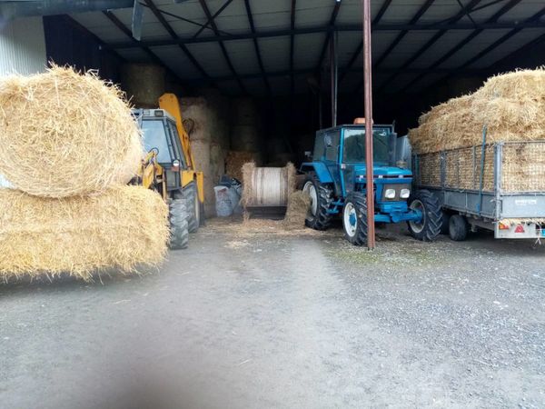 Seasoned Horse Hay & straw x yard or delivered