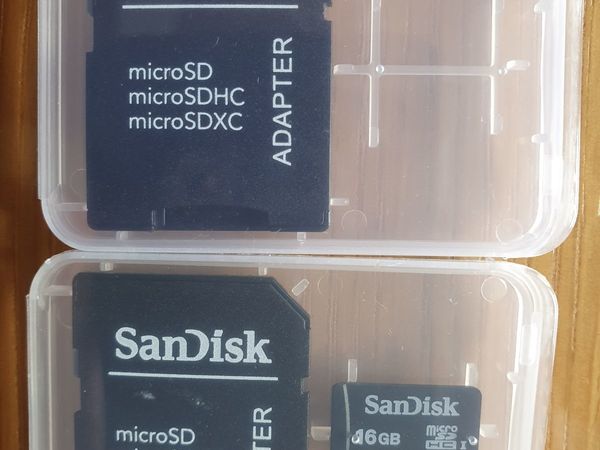 SanDisk Micro SD ADAPTER - OR WITH 16GB SD CARD...