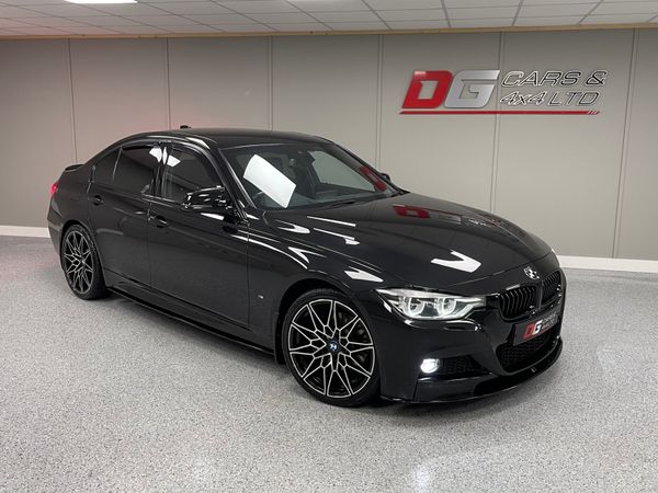BMW 3-Series Saloon, Petrol Hybrid, 2017, Black