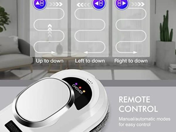 CHOVERY CL.1 Robot Glass Cleaner, Remote Control, Deep Cleaning ...