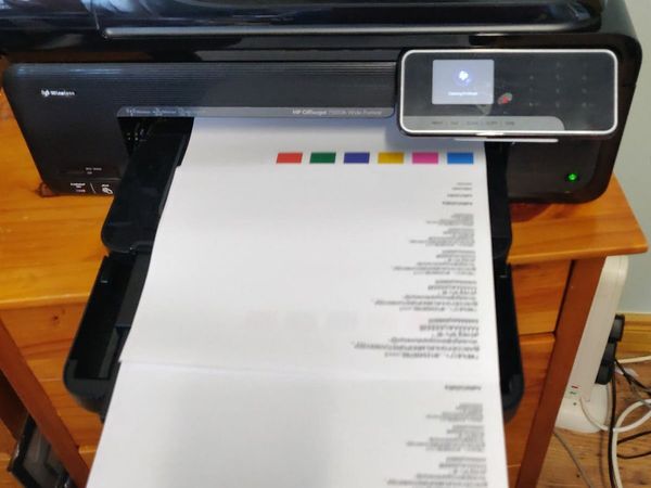 HP A3 Officejet 7500a printer and spare ink