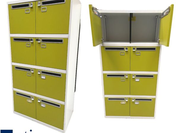 80 x Eight Person Lockers With Letter Slot-Grade A