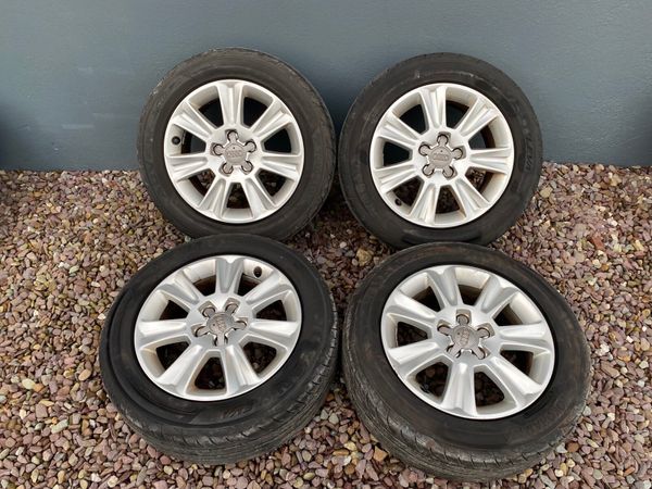 15” genuine Audi alloys and tyres