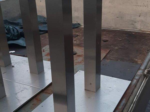 Stainless steel table ends