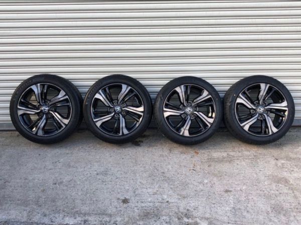 17” Honda Alloys on New Tyres