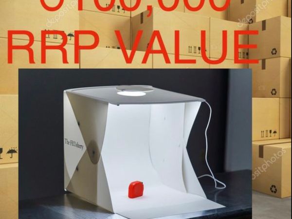 *REDUCED - €100,000 RRP - PHOTO LIGHT BOX STUDIO!