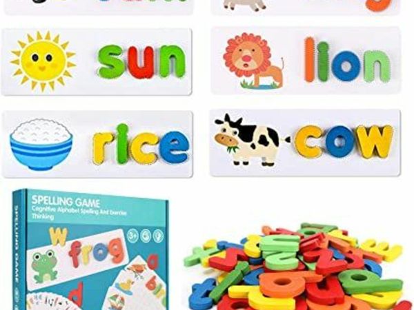 NASHRIO Toy Gifts For Kids Boys Girls Matching Letter Game Alphabet 
