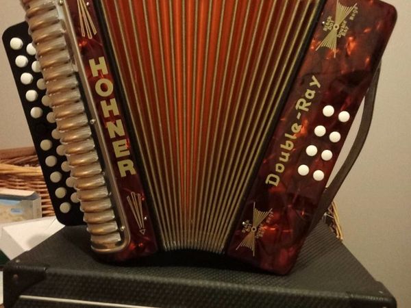 Hohner black dot  button accordion