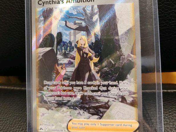 Pokemon Crown Zenith Cynthias Ambition SECRET RARE