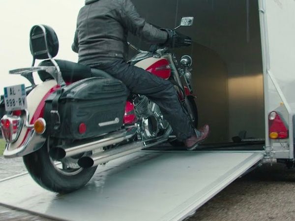 Debon motorcycle box trailer