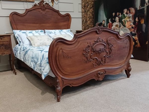 Antique double bed Louis XV