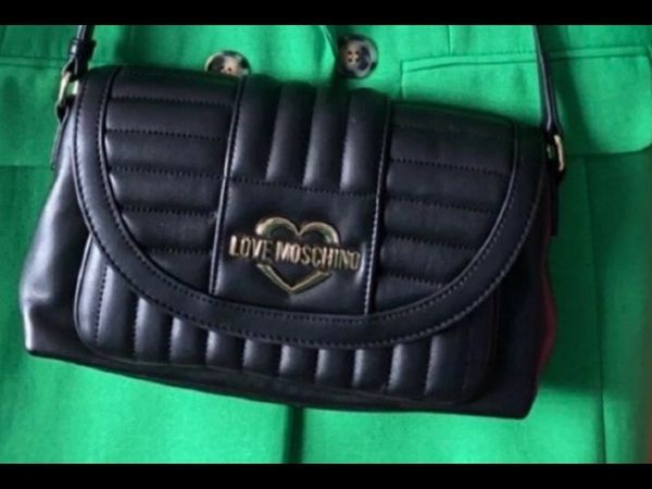 Genuine Love Moschino Black bag crossbody NEW