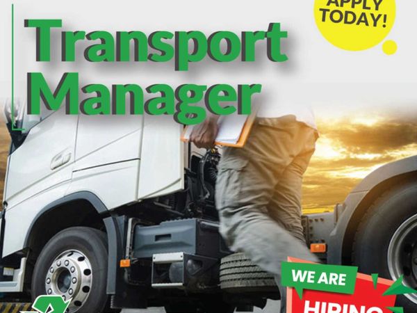 Transport Manager Job