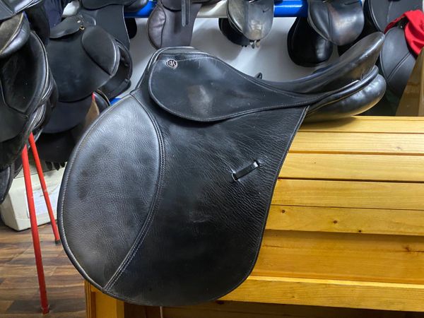 Kieffer black Leather GP saddle