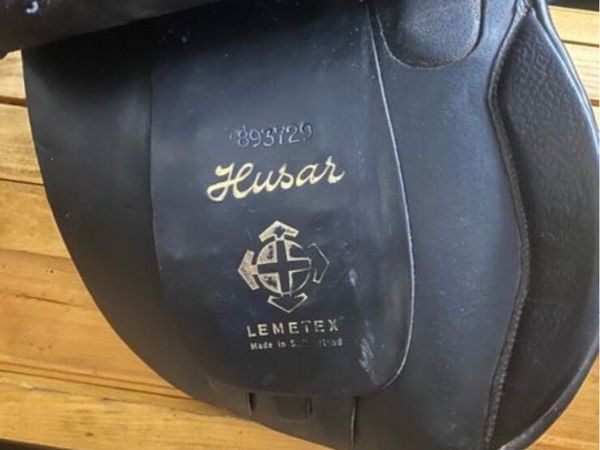 Lemtex 17” black Leather saddle
