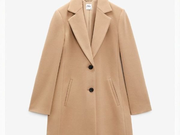 Zara Camel Coat XS