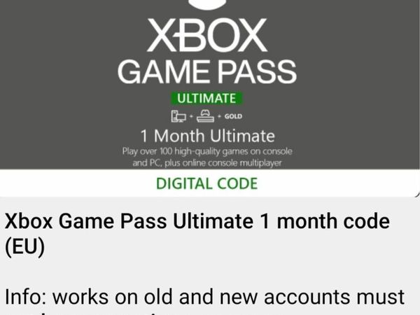 Microsoft Xbox Ultimate Gamespass