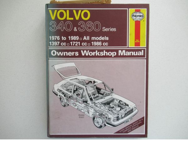 Haynes Manual, Volvo 340 & 360, 1976 to 1989