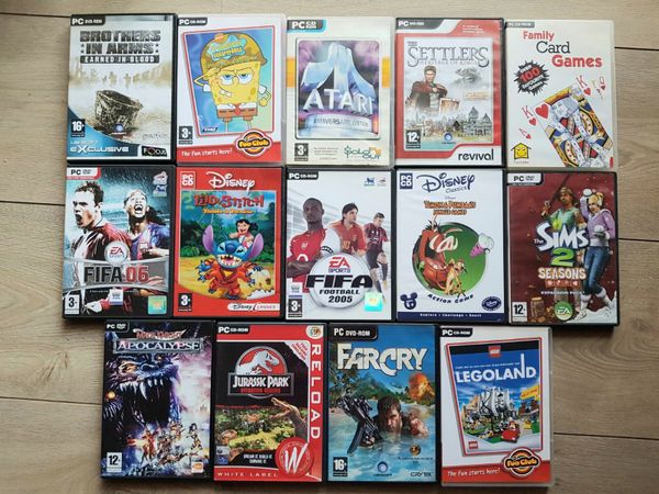 PC Games Collection Pacman/Worms/Settlers/Disney