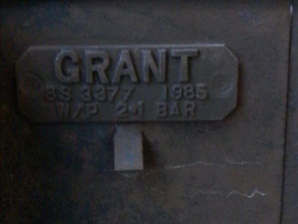 Grant boiler