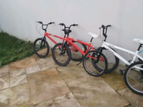 8 bmx bicycles