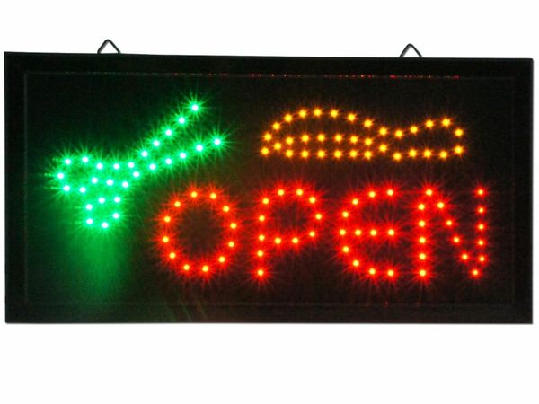NEW Led sign open ( no offers )