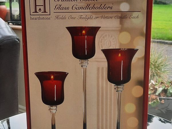 Goblet candle holders