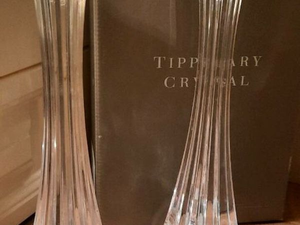Tipperary crystal candle sticks