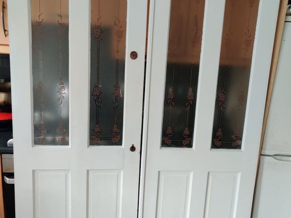 Double Glass Door For Sale Like New