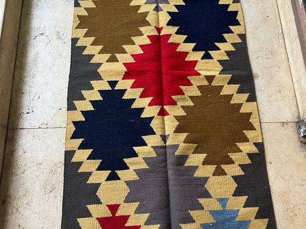 Authentic Egyptian Handwoven Wool Rug