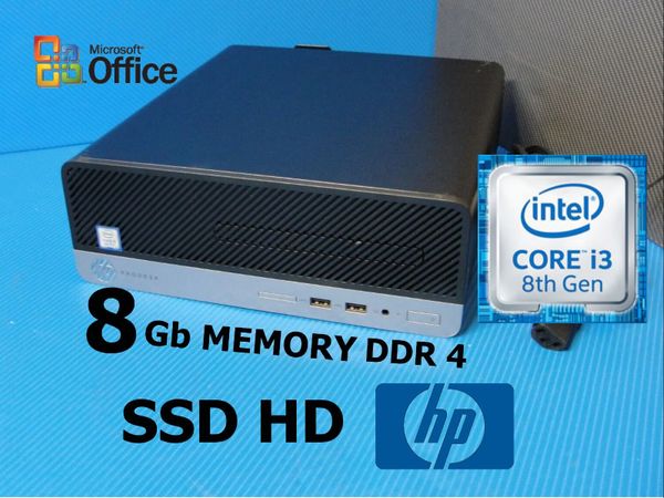 SSD HP ProDesk 400 G5 i3-8th Generation Intel/8GB DDR4/SSD
