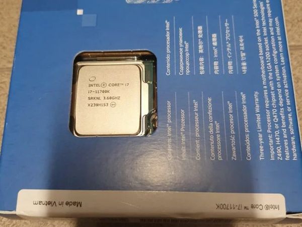 Intel i7 11700k