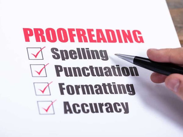 Proof reading of essays, fyps and theses