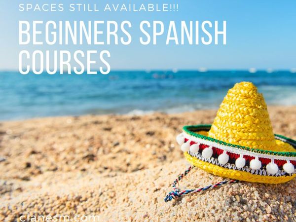 Spanish courses for adults, starting next week