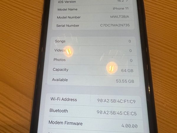 iPhone 11 Vodafone network 64g