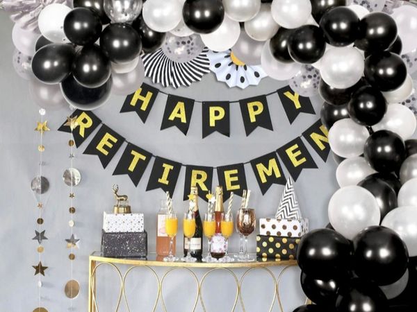 DIY Black and Silver Balloon Arch Kit