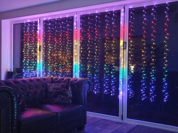 String curtain lights