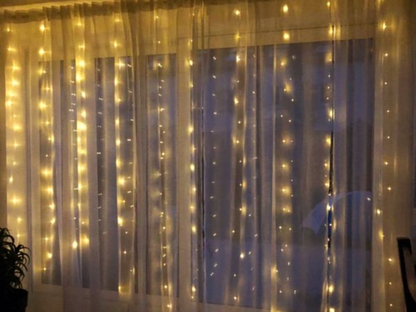 String curtain lights