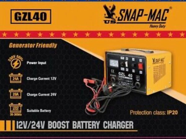 New 12 & 24 volt battery chargers Delivery inc